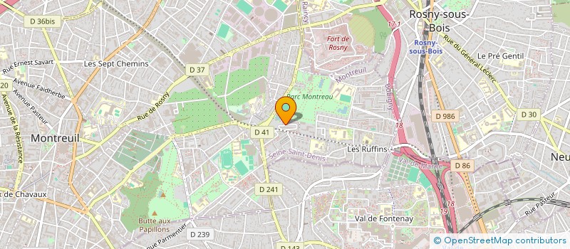 localisation de l'entreprise ATON ARTS AND EVENTS à MONTREUIL