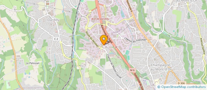 localisation de l'entreprise ATON IMMOBILIER  ECULLY