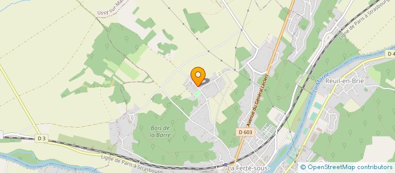 localisation de l'entreprise ATON SECURITE PRIVE à LA FERTE-SOUS-JOUARRE