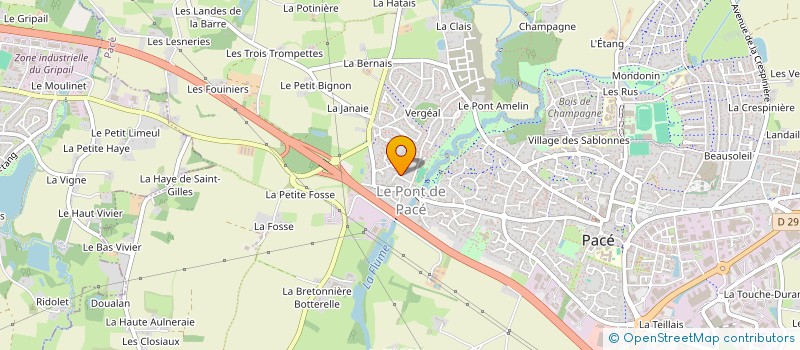 localisation de l'entreprise ATONAL à PACE