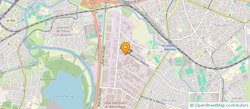 localisation de l'entreprise ATONALE  STRASBOURG