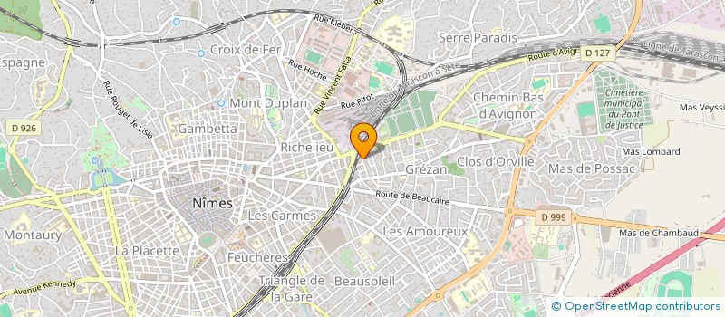 localisation de l'entreprise ATONIS DIGITAL à NIMES
