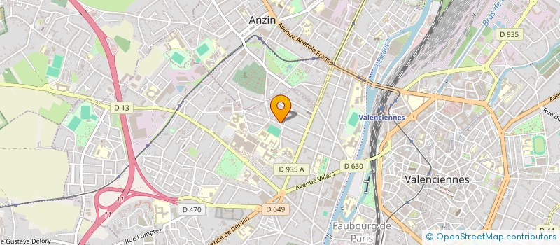 localisation de l'entreprise ATONKA à VALENCIENNES