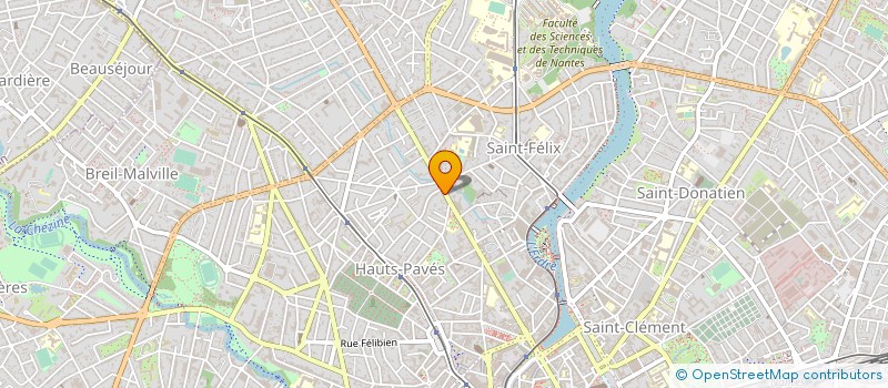 localisation de l'entreprise ATOO'COM à NANTES