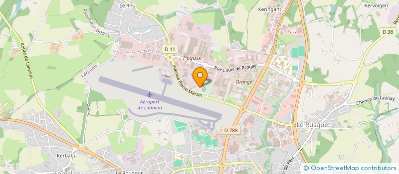 localisation de l'entreprise ATOOSUN à LANNION