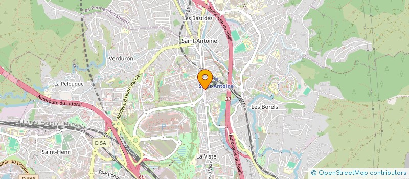 localisation de l'entreprise ATOOWEB à MARSEILLE