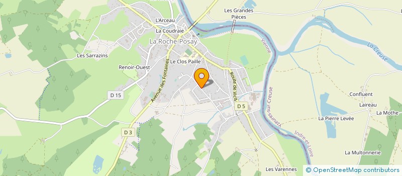 localisation de l'entreprise ATOPIC ET PICTOGRAM à LA ROCHE-POSAY