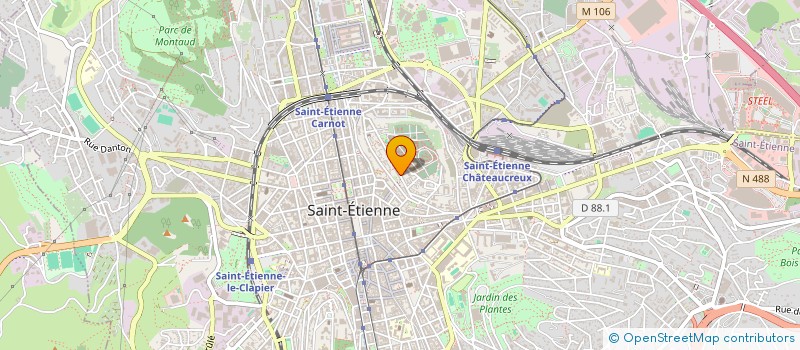 localisation de l'entreprise ATOPOS THEATRE  SAINT-ETIENNE