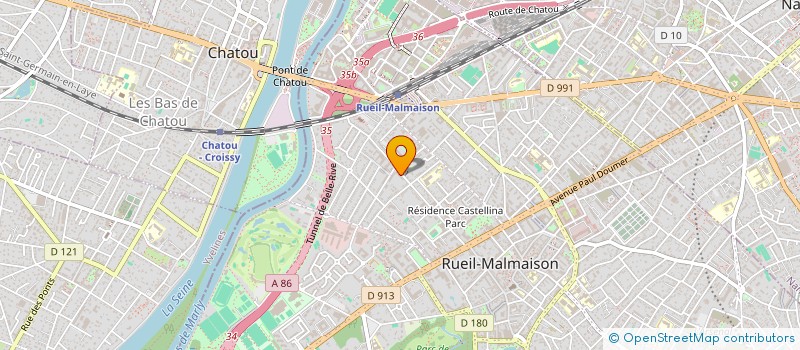 localisation de l'entreprise ATORIA à RUEIL-MALMAISON