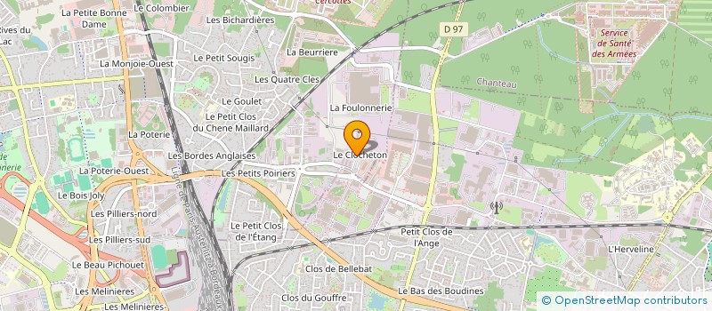 localisation de l'entreprise ATOS 45 SARL  SARAN