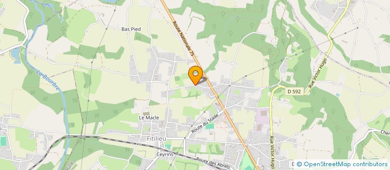 localisation de l'entreprise ATOS  PRESSINS