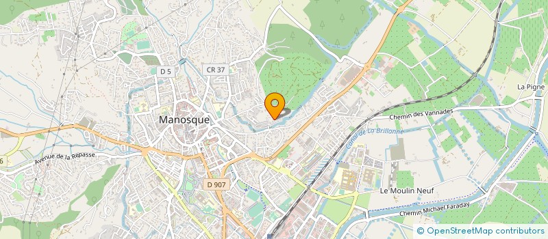 localisation de l'entreprise ATOS FACILITIES à MANOSQUE