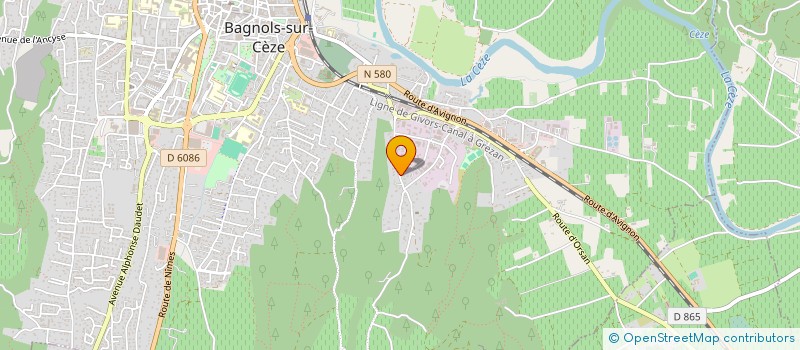 localisation de l'entreprise ATOS GROUPE SOGEI à BAGNOLS-SUR-CEZE