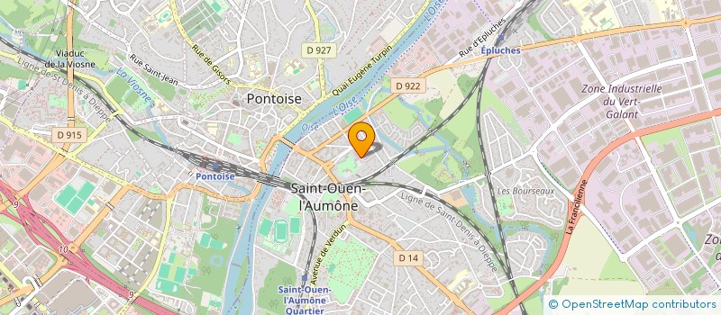 localisation de l'entreprise ATOS INTERNATIONAL à SAINT-OUEN-L'AUMONE