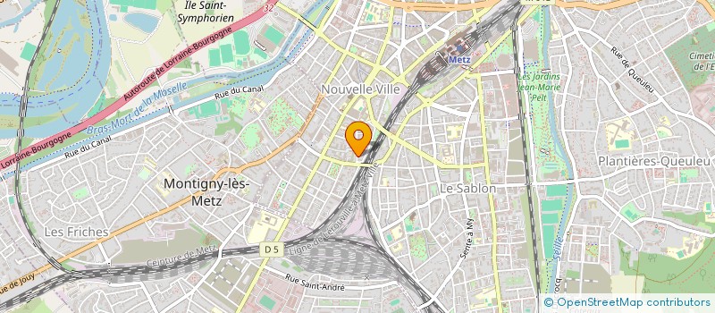 localisation de l'entreprise ATOS MANAGEMENT  METZ