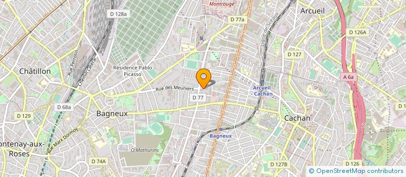 localisation de l'entreprise ATOS MEDICAL SAS à BAGNEUX