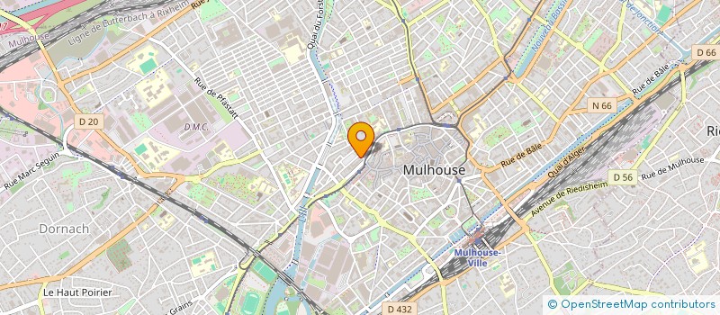 localisation de l'entreprise ATOS SARL  MULHOUSE