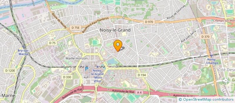 localisation de l'entreprise ATOU'CSE à NOISY-LE-GRAND