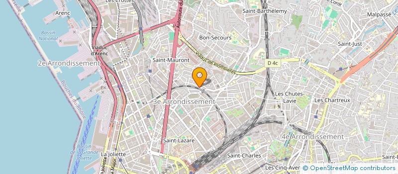 localisation de l'entreprise ATOU CUISINE  MARSEILLE