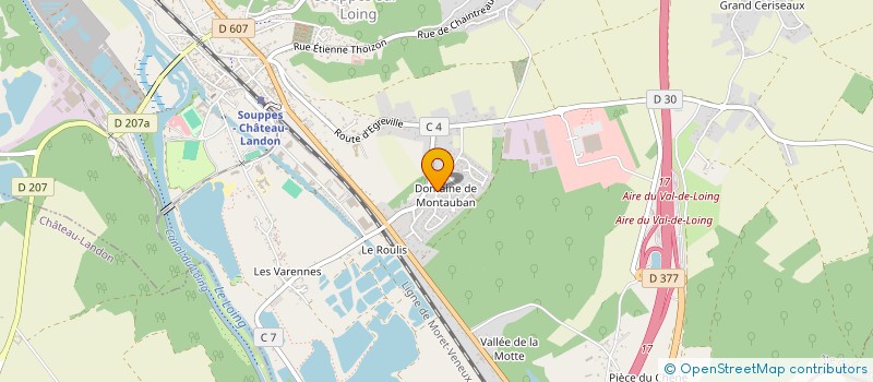 localisation de l'entreprise ATOU IMMOBILIER  SOUPPES-SUR-LOING