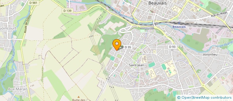 localisation de l'entreprise ATOU'SERVICES à BEAUVAIS