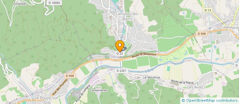 localisation de l'entreprise ATOUCIRQUE  LAMALOU-LES-BAINS