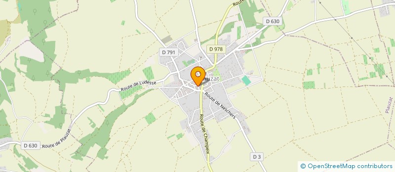 localisation de l'entreprise ATOUCOEUR  PLAUZAT