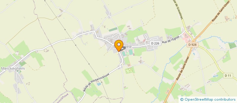 localisation de l'entreprise ATOUFAC  BOLLEZEELE