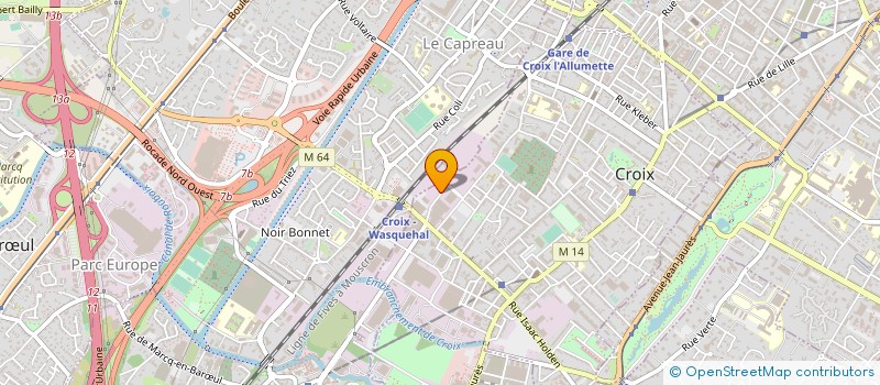 localisation de l'entreprise ATOUFLEX à CROIX