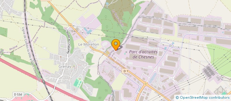 localisation de l'entreprise ATOUMAT 69  GRENAY