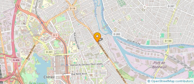 localisation de l'entreprise ATOUPRIX-ANDROMED  CRETEIL