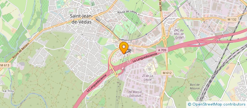 localisation de l'entreprise ATOUS CONCEPT à SAINT-JEAN-DE-VEDAS