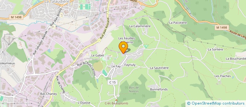 localisation de l'entreprise ATOUSPORTS  SAINT-JEAN-BONNEFONDS