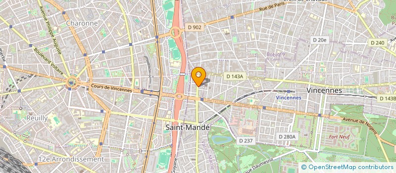 localisation de l'entreprise ATOUSTOCK  SAINT-MANDE