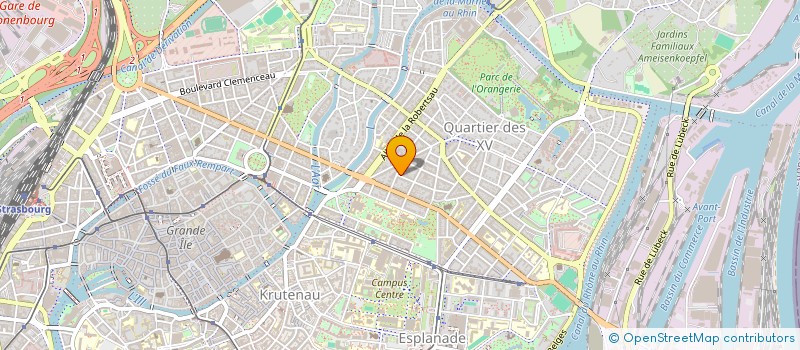 localisation de l'entreprise ATOUT à STRASBOURG