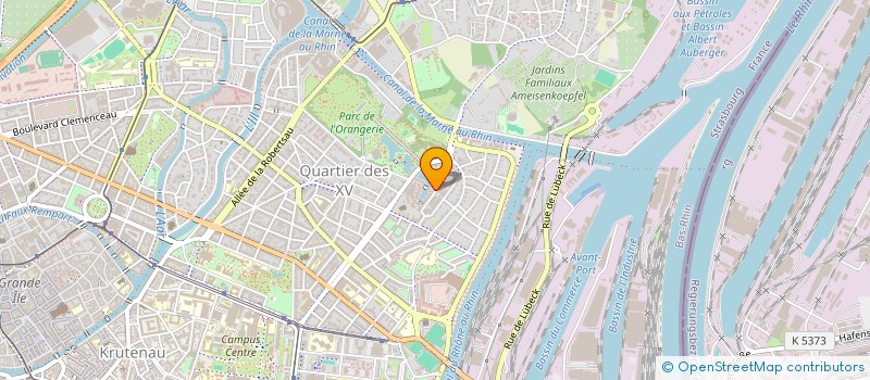 localisation de l'entreprise ATOUT 67 à STRASBOURG