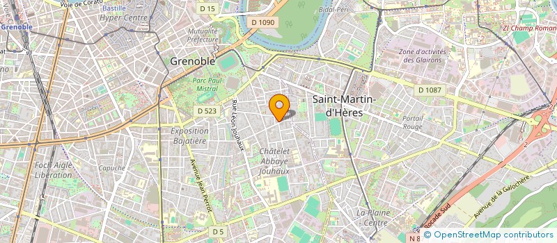 localisation de l'entreprise ATOUT 9  GRENOBLE