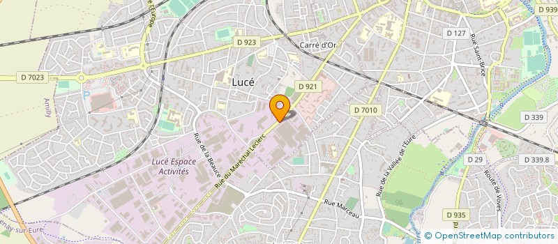 localisation de l'entreprise ATOUT'AGENCEMENT à LUCE