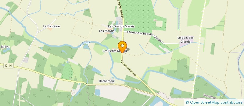 localisation de l'entreprise ATOUT AGRI à SANDILLON