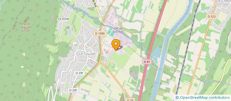 localisation de l'entreprise ATOUT ALARME  LE TOUVET