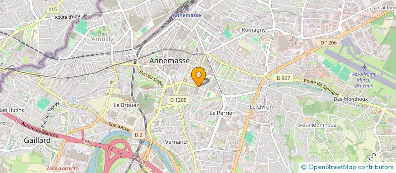 localisation de l'entreprise ATOUT' ALLURE  ANNEMASSE