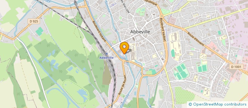 localisation de l'entreprise ATOUT'ANIM à ABBEVILLE