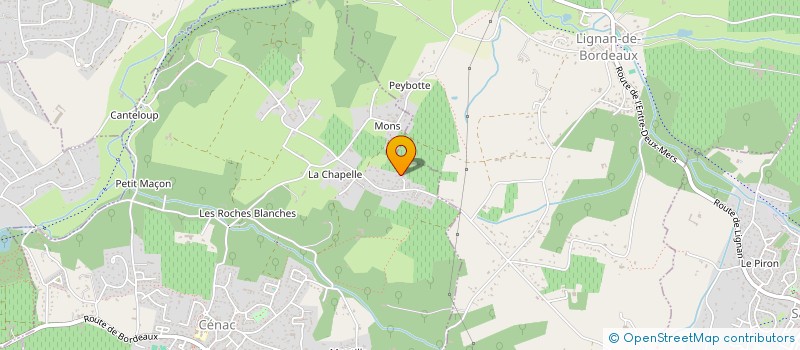 localisation de l'entreprise ATOUT ARC  CENAC