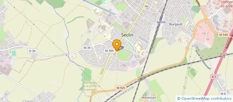 localisation de l'entreprise ATOUT ARCHITECTE  SECLIN