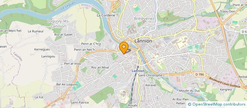 localisation de l'entreprise ATOUT ART à LANNION