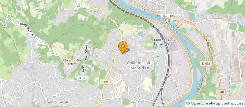 localisation de l'entreprise ATOUT B  COLLONGES-AU-MONT- D OR