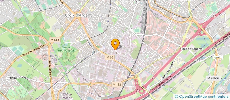 localisation de l'entreprise ATOUT BALL à MONTPELLIER