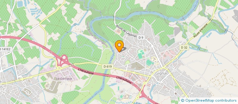 localisation de l'entreprise ATOUT BAT  GIGNAC