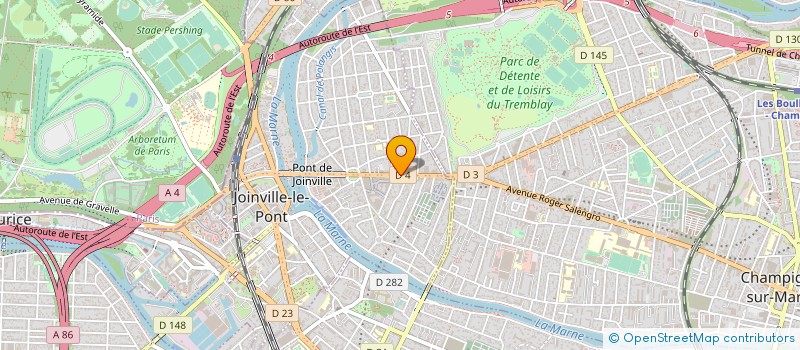 localisation de l'entreprise ATOUT BEAUTE BMT à JOINVILLE-LE-PONT