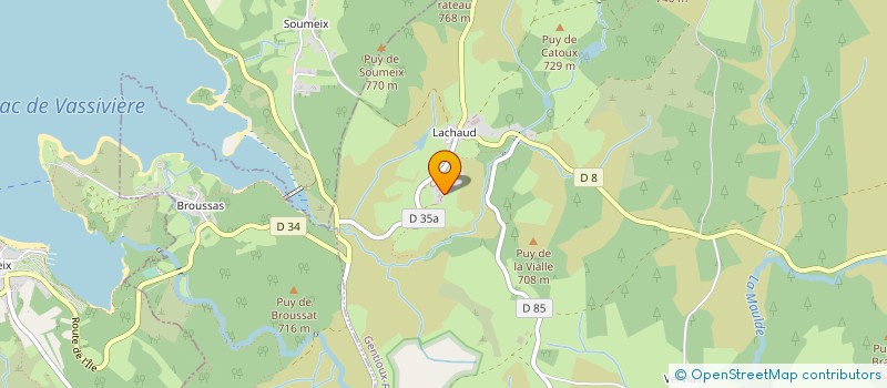 localisation de l'entreprise ATOUT BOIS à GENTIOUX-PIGEROLLES